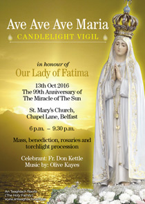 Vigil in honour of Our Lady of Fatima