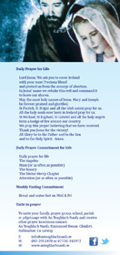 Prayer and fasting card